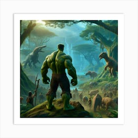 Incredible Hulk Art Print