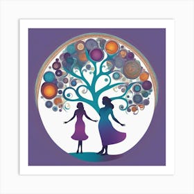 Join the tree Art Print