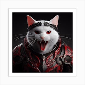 Lord Of The Rings Cat Art Print
