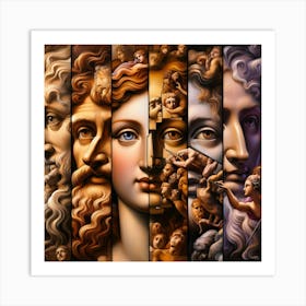 Face Of God Art Print