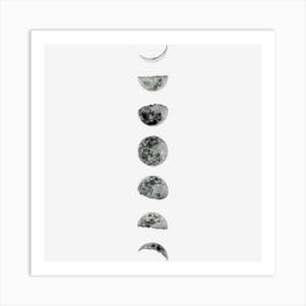 Awesome Luna Moon Phases Mens & Womens Sizes Art Print