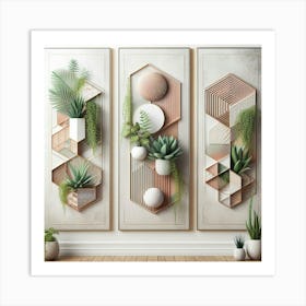 Geometric Wall Art Art Print