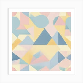 Abstract Geometric Pattern 23 Art Print