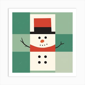 Snowman 6 Art Print