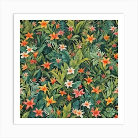 Tropical Jungle Art Print