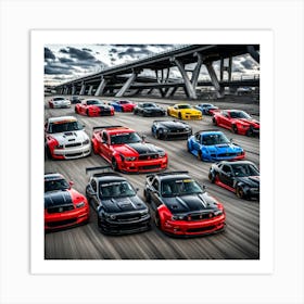 Mustangs Art Print