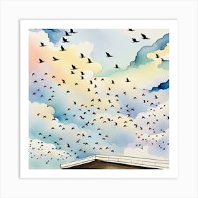 Birds In The Sky 1 Art Print