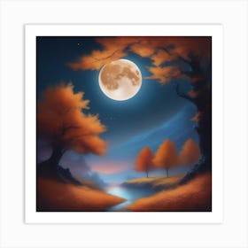 Harvest Moon Dreamscape 10 Art Print