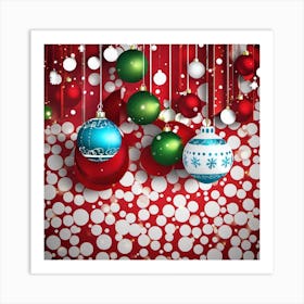 Christmas Background 4 Art Print