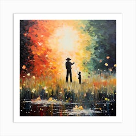 Whispers in Monet's Garden Art Print