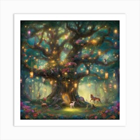 Magic tree Art Print