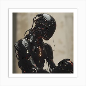 Robot - Concept Art Art Print