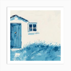 Blue Door 1 Art Print