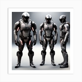 Futuristic Space Suit 15 Art Print