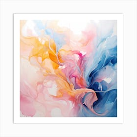 AI Ethereal Serenity Symphony Art Print