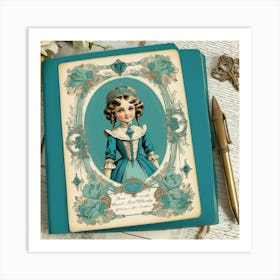 Victorian Girl Art Print