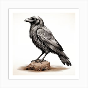 Raven Art Print