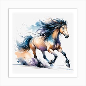 Horse Running 1 Art Print