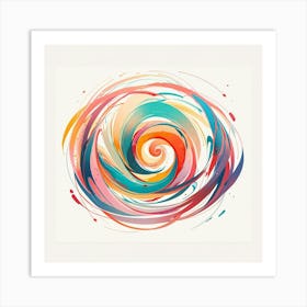 Abstract Swirls Art Print 3 Art Print