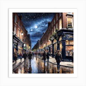 Night In Dublin Art Print