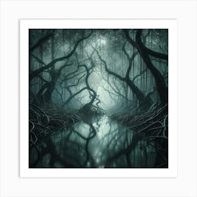 Dark Forest 59 Art Print