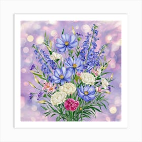 Bouquet Of Flowers 13 Art Print