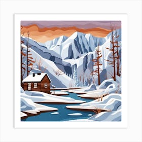 Winter Landscape Art Print