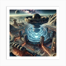 Gravitational Obliterator Deployment Art Print