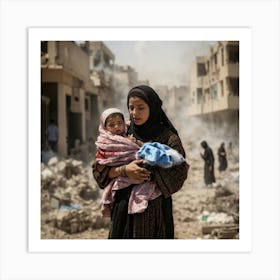 Syria War Art Print