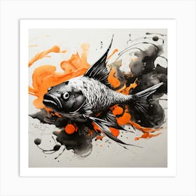 Koi Fish Art Print