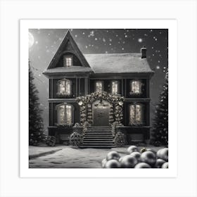 Christmas House 33 Art Print