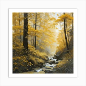 Autumn Forest 123 Art Print
