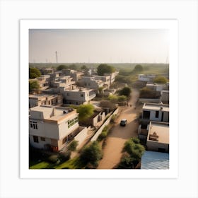 Village In India Art Print