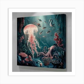 A Stunning Wall Art Featuring A Dreamy Underwater Sgkkoonproqty9tglou3gw Linu7zxdtiaumfin6afqya Art Print