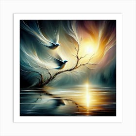 Doves Art Print