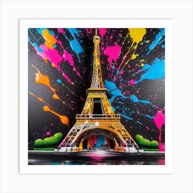 Paris Eiffel Tower 8 Art Print