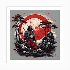 Samurai 5 Art Print