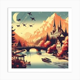 Switzerland Art Print