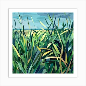 Grass Field Art Print