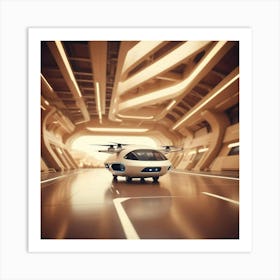 Futuristic Car 3 Art Print