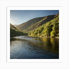 River - River Stock Videos & Royalty-Free Footage Art Print