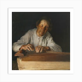 The Kantele Player (1892), Pekka Halonen Art Print