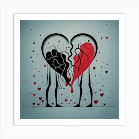 Still Love each Other "Heart" Art Print