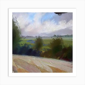 Near Burford Landscape Art Print