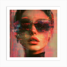 Digital - Woman In Sunglasses Art Print