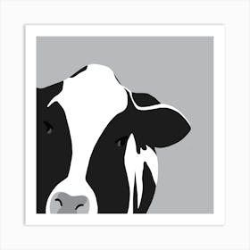 Happy Cow Art Print