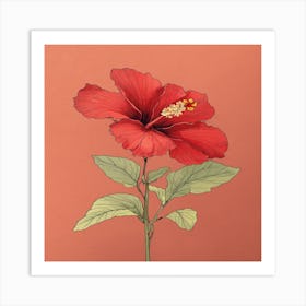 Hibiscus 1 Art Print