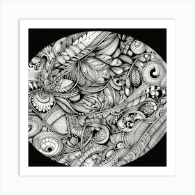 Doodle Art Art Print