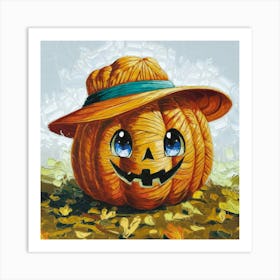 Halloween Pumpkin 2 Art Print