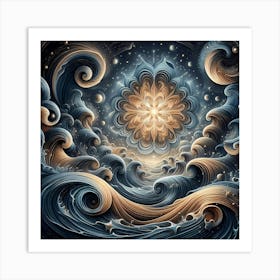 Psychedelic Painting 20 Art Print